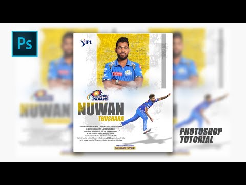Nuwan Thushara Sports Poster | IPL 2024 Mumbai Indians