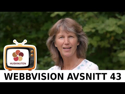 Webbvision Avsnitt 43 - Carina Holgersson, Neuroförbundet