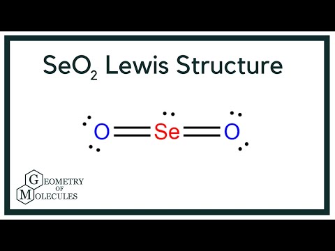 SeO2 Lewis Structure (Selenium Dioxide)