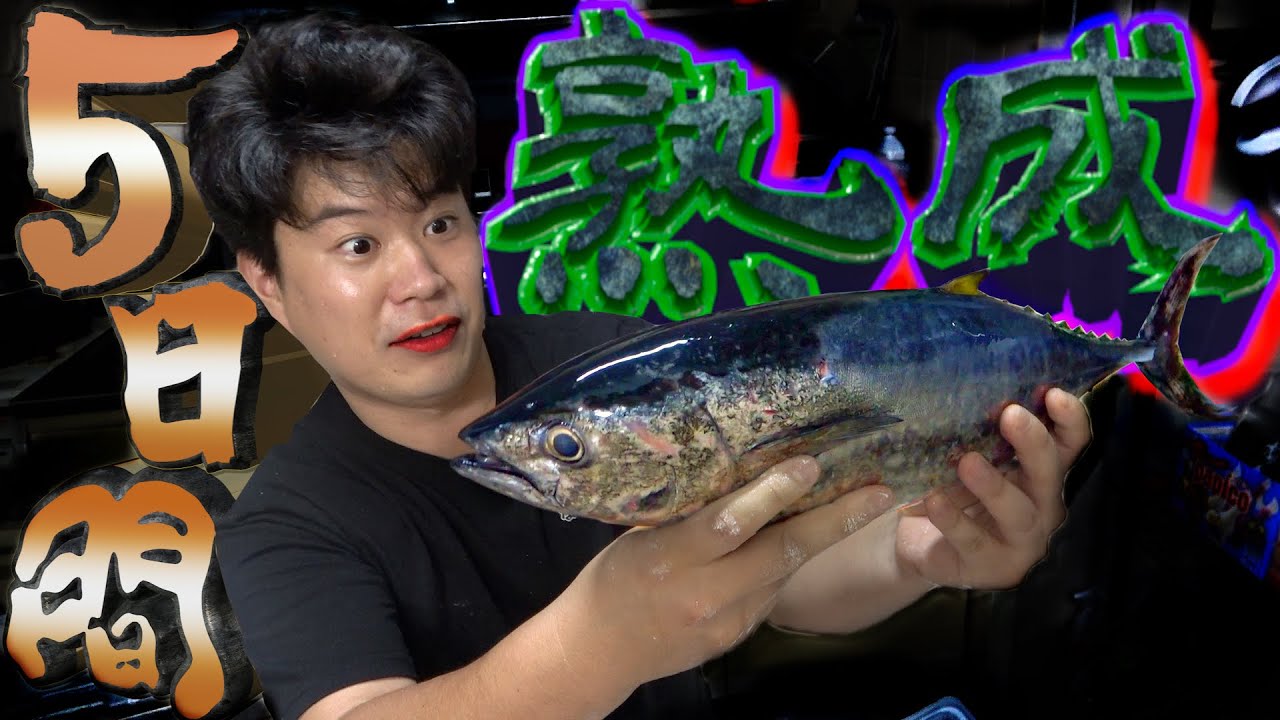 【ゾンビ】５日間塩漬け熟成したマグロを骨まで食べ尽くす！