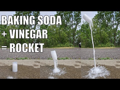 Baking Soda and Vinegar Rockets | Science Project