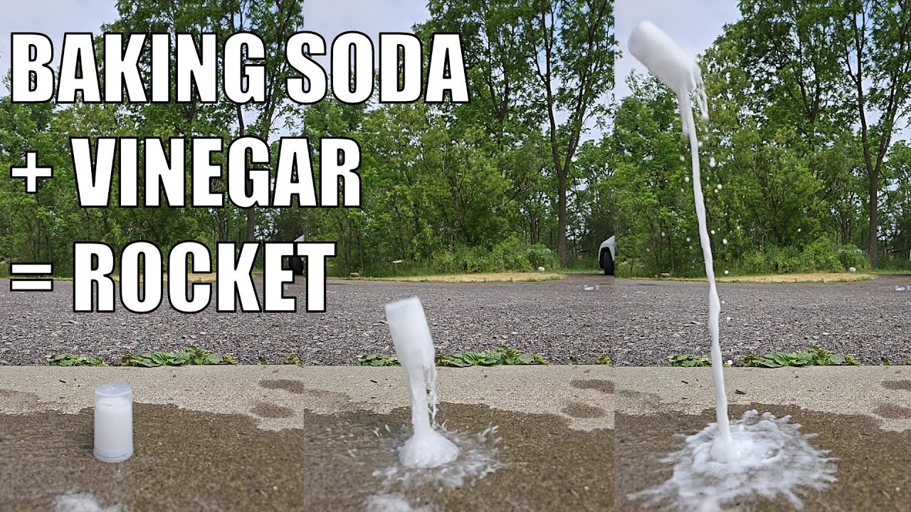 Baking Soda and Vinegar Rockets | Science Project