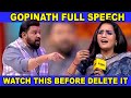 Neeya Naana Dog Episode Issue Gopinath Full Angry Speech Neeya Naana Episode Troll