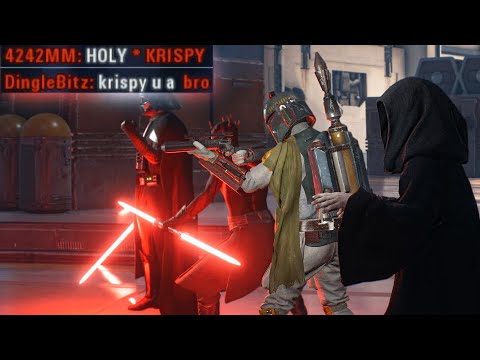 Palpatine quickly humbles TOXIC TBAGGING BLASTERS | HvV #1493 | Star Wars Battlefront 2