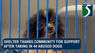 Genesee Co. shelter thanks community for support after taking in 44 dogs