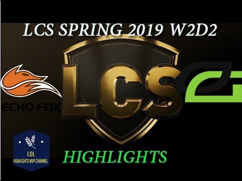(LCS 2019)OPT vs FOX Highlights LCS Spring Split 2019 W2D2 Optic Gaming vs Echo Fox