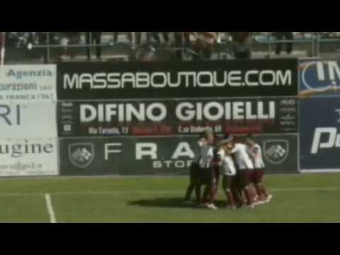 Gol Giuseppe Capua in Martina Franca - Salernitana 0 - 1 28/04/2013