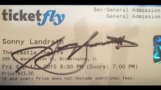 Sonny Landreth - Firebird Blues - Live [HD] @ The Castle Theater, Bloomington, IL 09/11/2015
