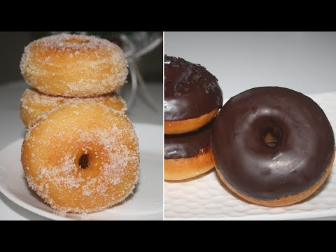 Perfect sugar doughnut recipe | Soft and fluffy Chocolate donuts recipe | Easy donuts recipe