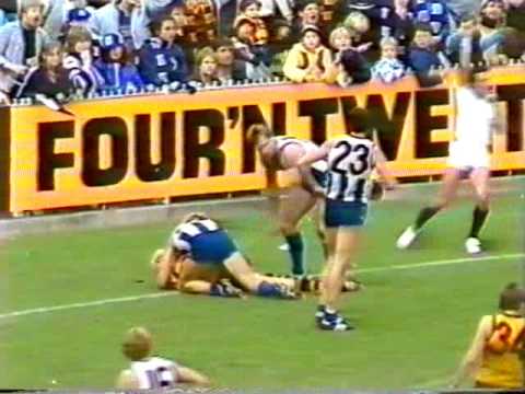 1985 Round 11 Hawthorn Vs North Melbourne 9 mins Channel 7  Drawn game last 9 mins of 4th quarter