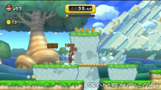 New Super Mario Bros. U - Story Mode Intro, World Map, New Gameplay for Wii U!
