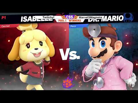 Clemson Smash Series 37 - Winners - Twitchy! (Isabelle) vs. Marvel3Magneto (Dr. Mario) - SSBU