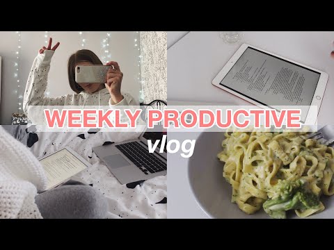 STUDIA, MANIFESTACJA, EGZAMINY | Productive weekly vlog