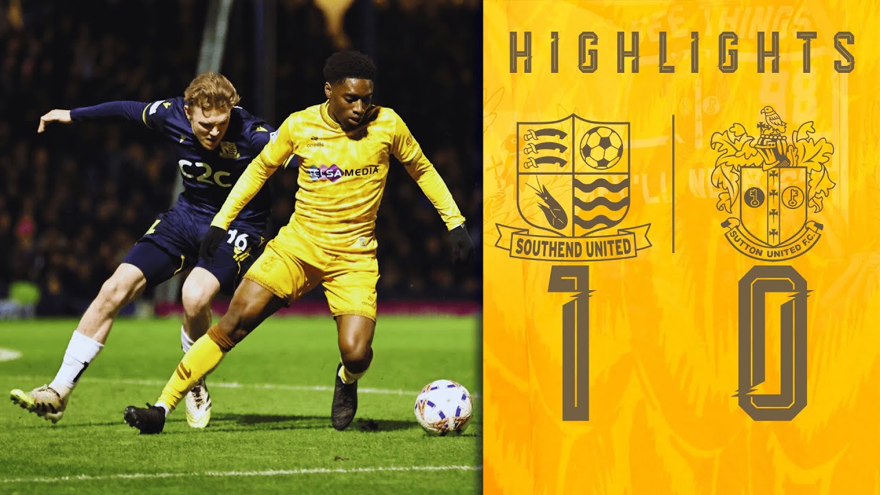 Watch: Southend United 1-0 Sutton United | Highlights