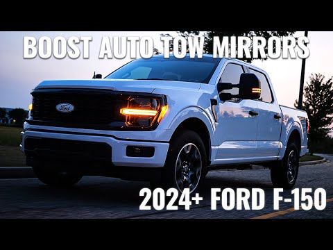 Boost Auto Tow Mirrors Installation | 2024-2025 Ford F150 (Manual Fold/ Power Fold/ Power Extend)