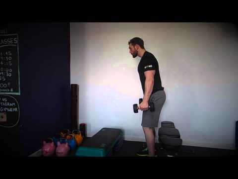 Dumbbell Seated Box Jump