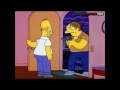 The Simpsons Barney Threatens Homer
