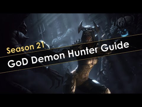 Diablo 3 Season 21 GoD Demon Hunter Solo, Group and T16 Build Guide