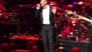 Gary Barlow with The X Factor's Marcus Collins  singing 'Lately' at Royal Albert Hall 6th Dec 2011