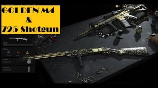 UNLOCKING GOLDEN 725 SHOTGUN & M4A1-XRK (Call of Duty Modern Warfare)
