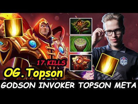 Topson Invoker Signature Hero - Make Topson Build Meta 7.28c