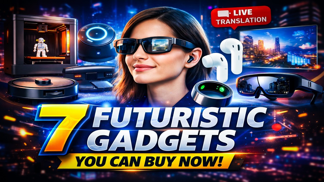 Top 7 Futuristic Gadgets You Can Actually Buy Today (2026)
