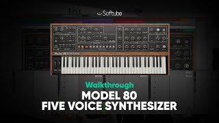 Video thumbnail for Model 80 Five Voice Synthesizer Walkthrough – Softube by SoftubeStudios