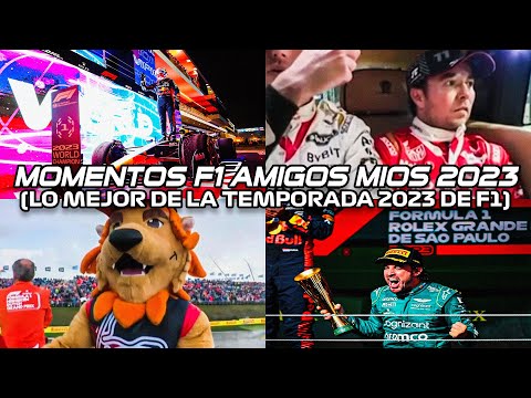 MOMENTOS F1 AMIGOS MIOS 2023 | RESUMEN DE LA TEMPORADA 2023 DE F1