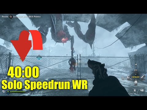 Crazy NEW Fence Clip! Nightfall SOLO Speedrun World Record (40:00) - CoD Ghost Extinction