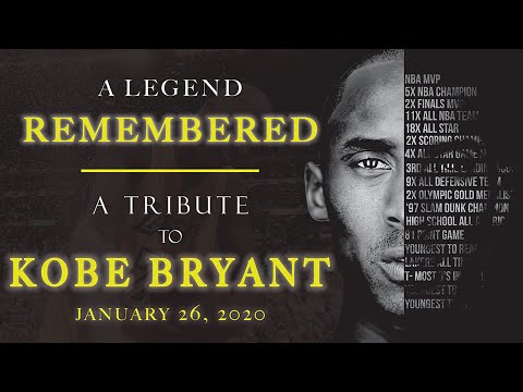 Kobe Bryant Remembered: A Tribute To His Legacy
