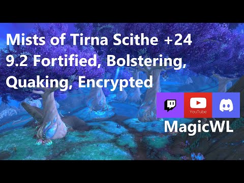 Mythic +24 Mists of Tirna Scithe | 9.2 Fortified, Bolstering, Quaking, Encrypted | Demo Warlock