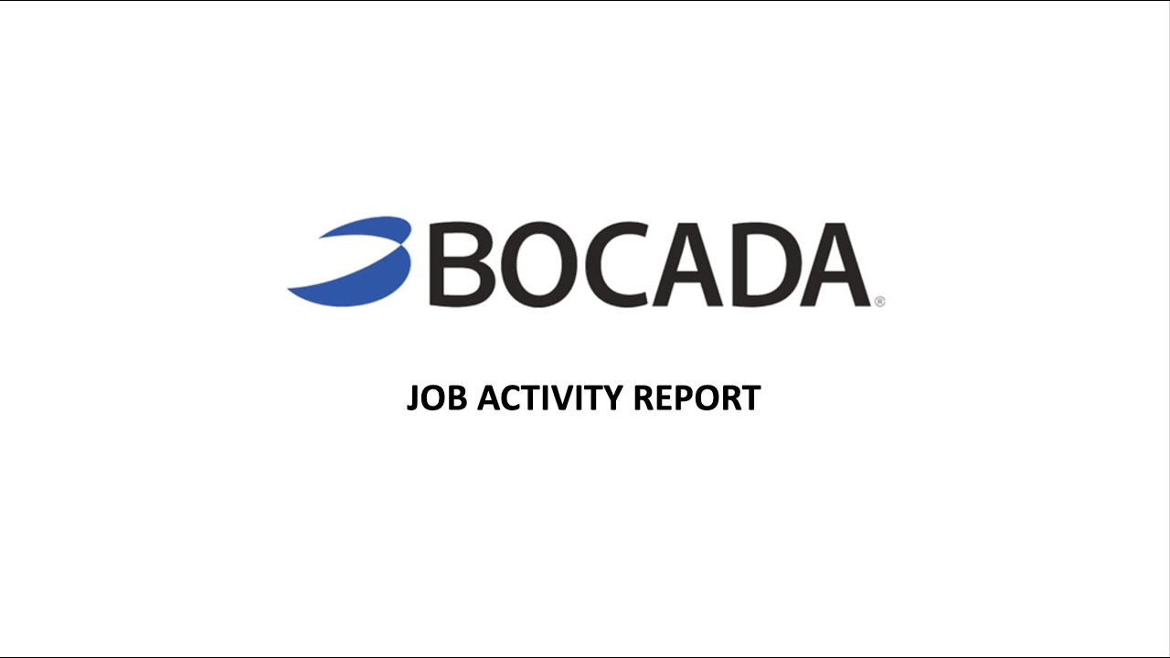 Bocada Job Activity Report
