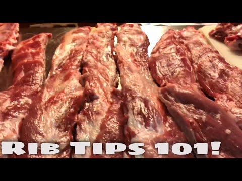 How to Cut Rib Tips From a Spare Rib! Cutting Rib Tips...
