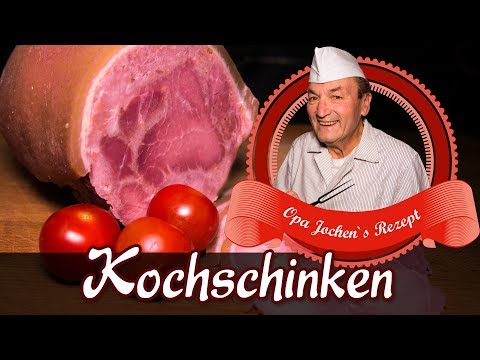 Kochschinken selber machen - Formvorderschinken - Wurst selber machen - Opa Jochen´s Rezept