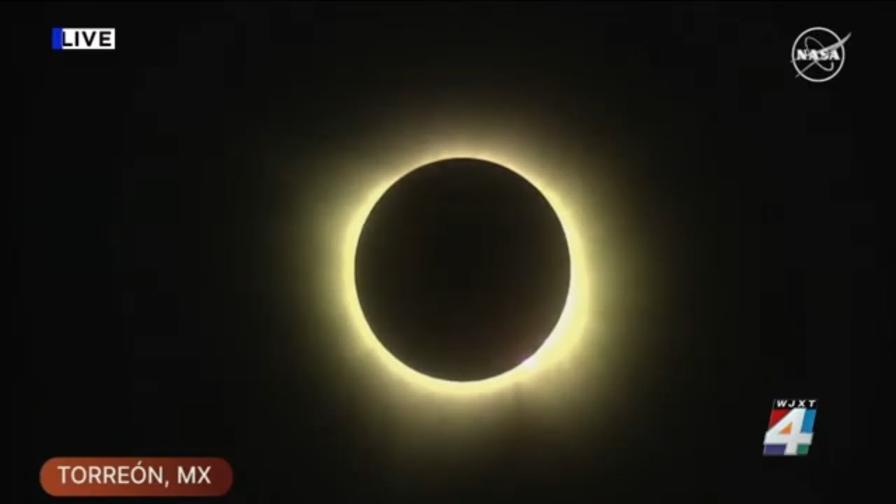 LIVE Solar eclipse 2024: Live video, crowds, path, times & more!
