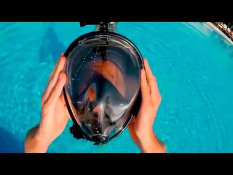 Test Swimming Full Face Mask Surface Underwater Diving Snorkel Scuba Swim Anti Fog