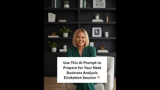 Yesterday I talked about why Business Analysts get anxious about elicitation sessions. #shorts