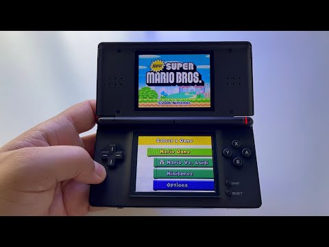 New Super Mario Bros | Nintendo DS Lite handheld gameplay