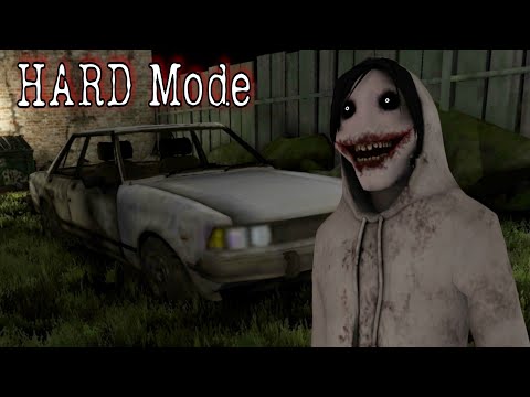 Jeff The Killer: Horror Game / Hard Mode / Car Escape