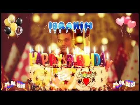 Happy birthday to Ibrahim 👉 Thank you for wishing me a happy birthday.