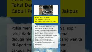Download lagu Polisi Tangkap Sopir Taksi Daring Diduga Cabuli Penumpang di Jakpus | ECHOLOGIC mp3 Download lagu Polisi Tangkap Sopir Taksi Daring Diduga Cabuli Penumpang di Jakpus | ECHOLOGIC mp3