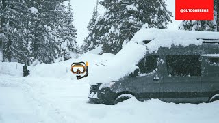 BURIED in Mammoth Mountain's Storm of the Decade in the Sprinter 4x4