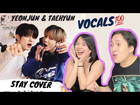 Housemates React to TXT’s YEONJUN X TAEHYUN STAY (The Kid LAROI, Justin Bieber cover) Live Clip