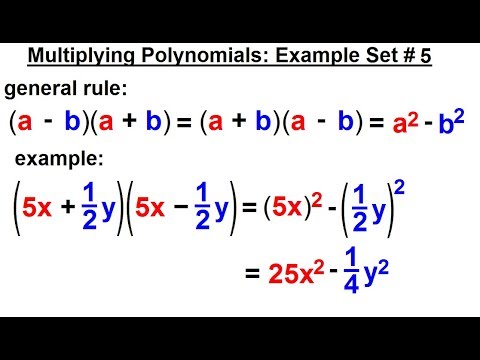 Algebra Ch 5 Polynomials 1 of 32 What is a Polynomial