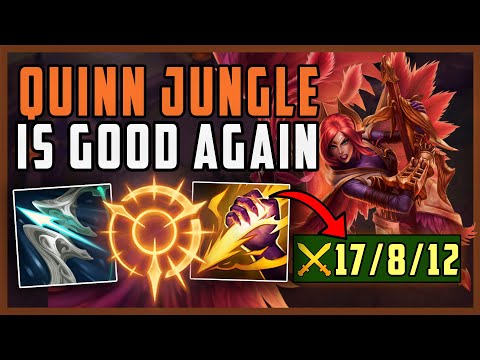 Quinn Jungle Is FINALLY Broken Again After The Jungle Changes (MASTER ELO STOMP) - League of Legends