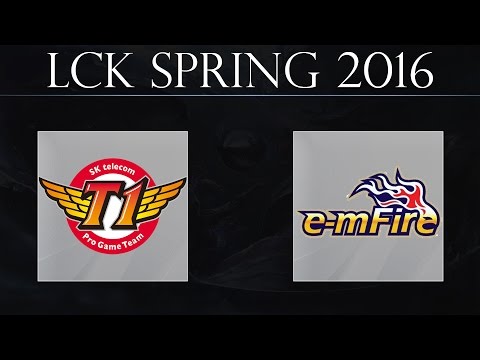 [H/L] SKT vs EMF G3 | SK Telecom T1 vs e-mFire Game 3 (28.01.2016) | LCK Spring 2016
