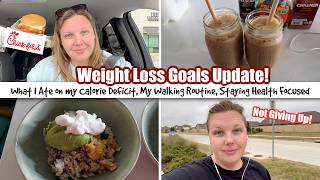 Weight Loss Journey Update & Goals! Easy 30min One Pot Dinner! Busy Day, What I Ate Calorie Deficit