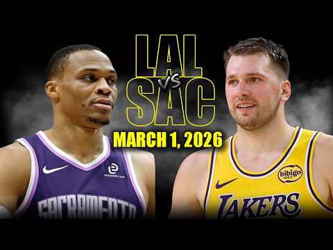 Los Angeles Lakers vs Sacramento Kings Full Game Highlights – March 1, 2026 | NBA Season