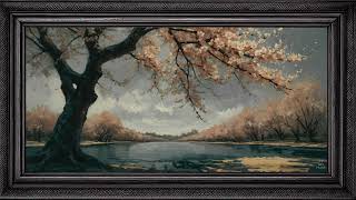Cloudy afternoon on the river | Tv Art for Samsung The Frame | No Music | 4K