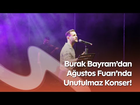 An Unforgettable Concert from Burak Bayram at the Kahramanmaraş August Fair!